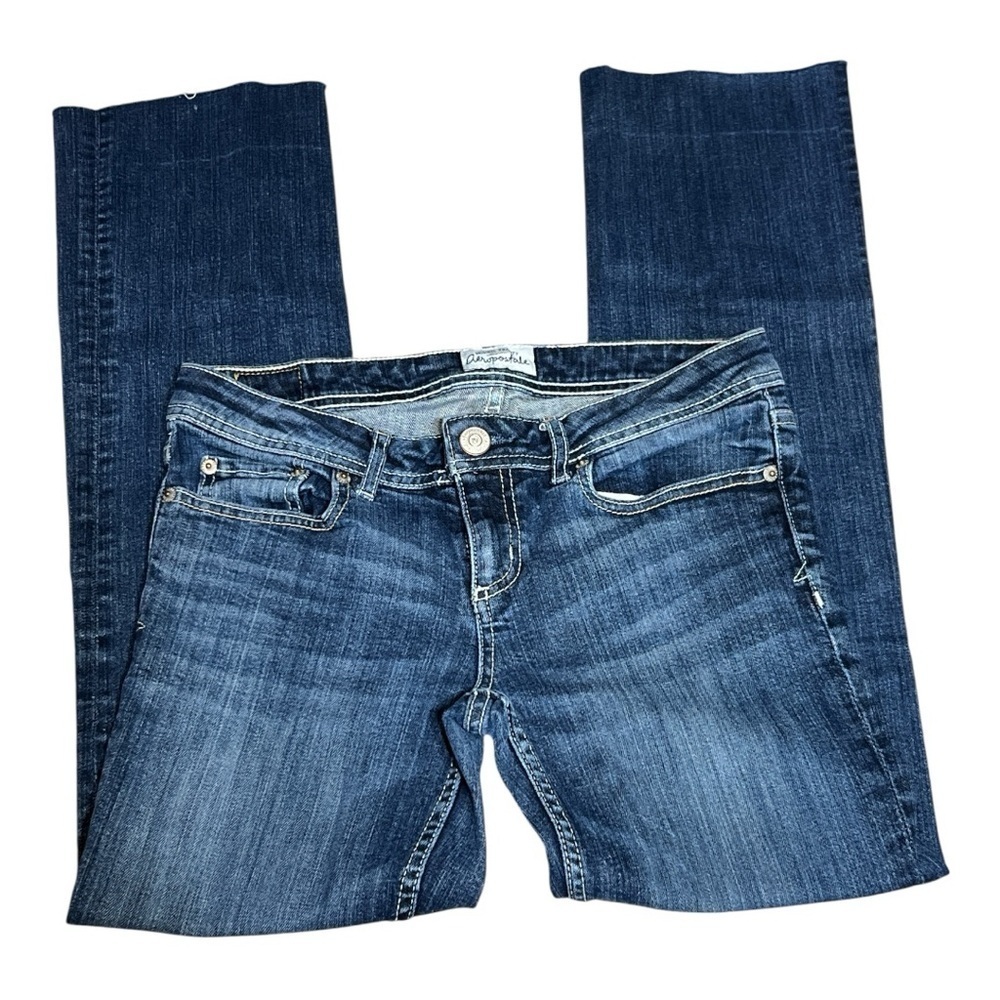 Aeropostale Women's Flare Jeans in Blue - Picture 5 of 11